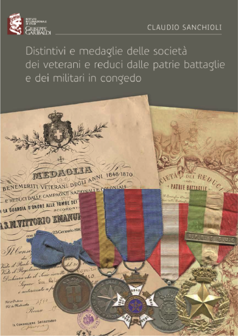 Distintivi e medaglie delle società dei veterani e reduci dalle patrie battaglie e dei militari in congedo